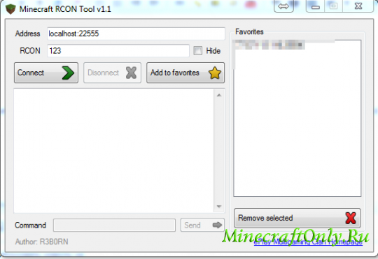 RCON - Софт для подключения