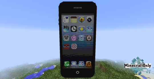 iPhone в Minecraft. [14w21b]