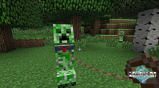 Tameable (Pet) Creepers Mod для Minecraft 1.7.2