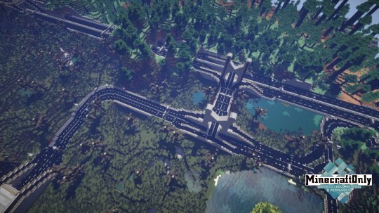 Roads in Minecraft - Дороги в Minecraft [map]