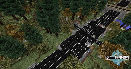 Roads in Minecraft - Дороги в Minecraft [map]