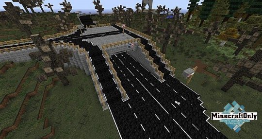 Roads in Minecraft - Дороги в Minecraft [map]