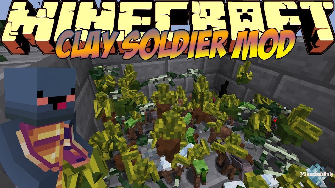 [1.7.10] [Mods] Clay Soliders -Создай свою армию!