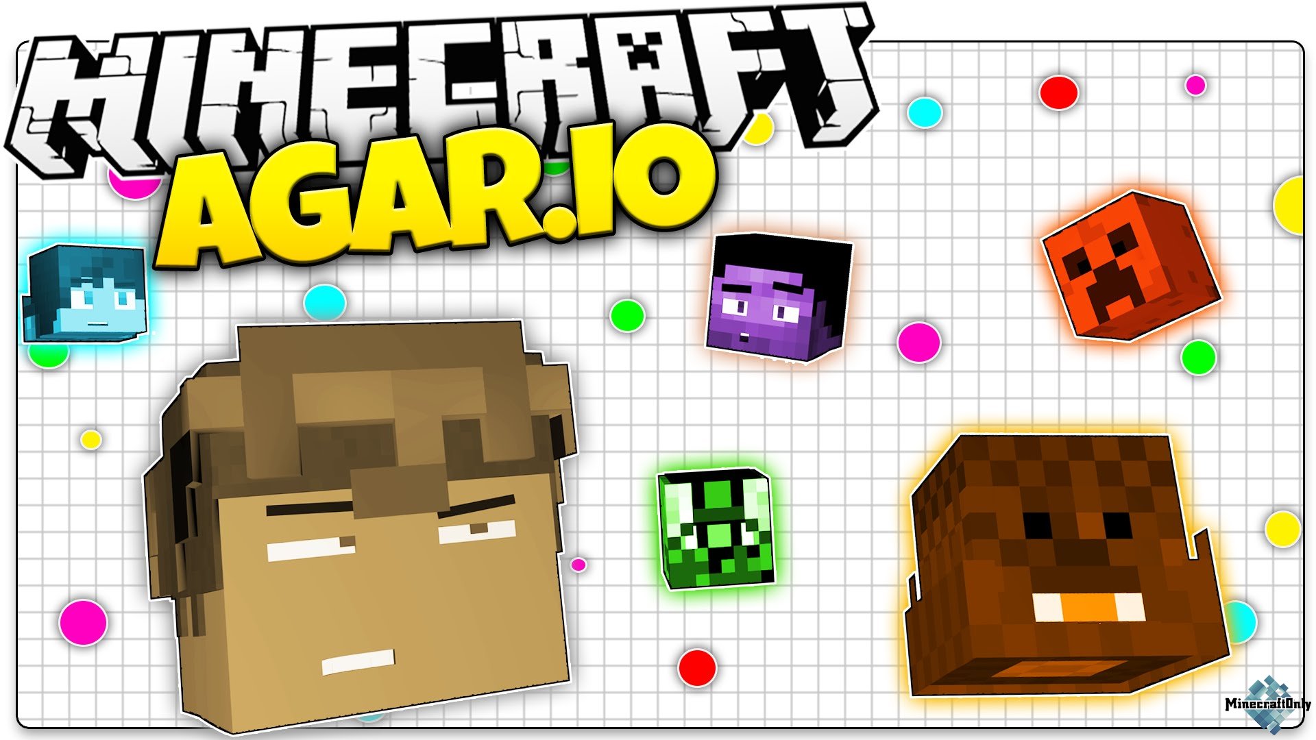 [1.8] [Map] Agar.io в Minecraft!