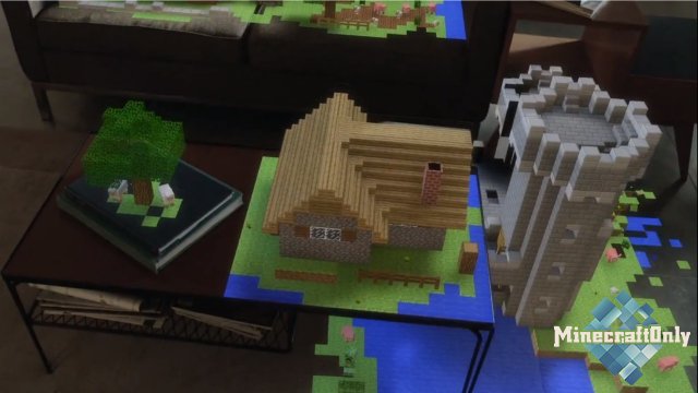 Microsoft портировали Minecraft для HoloLens