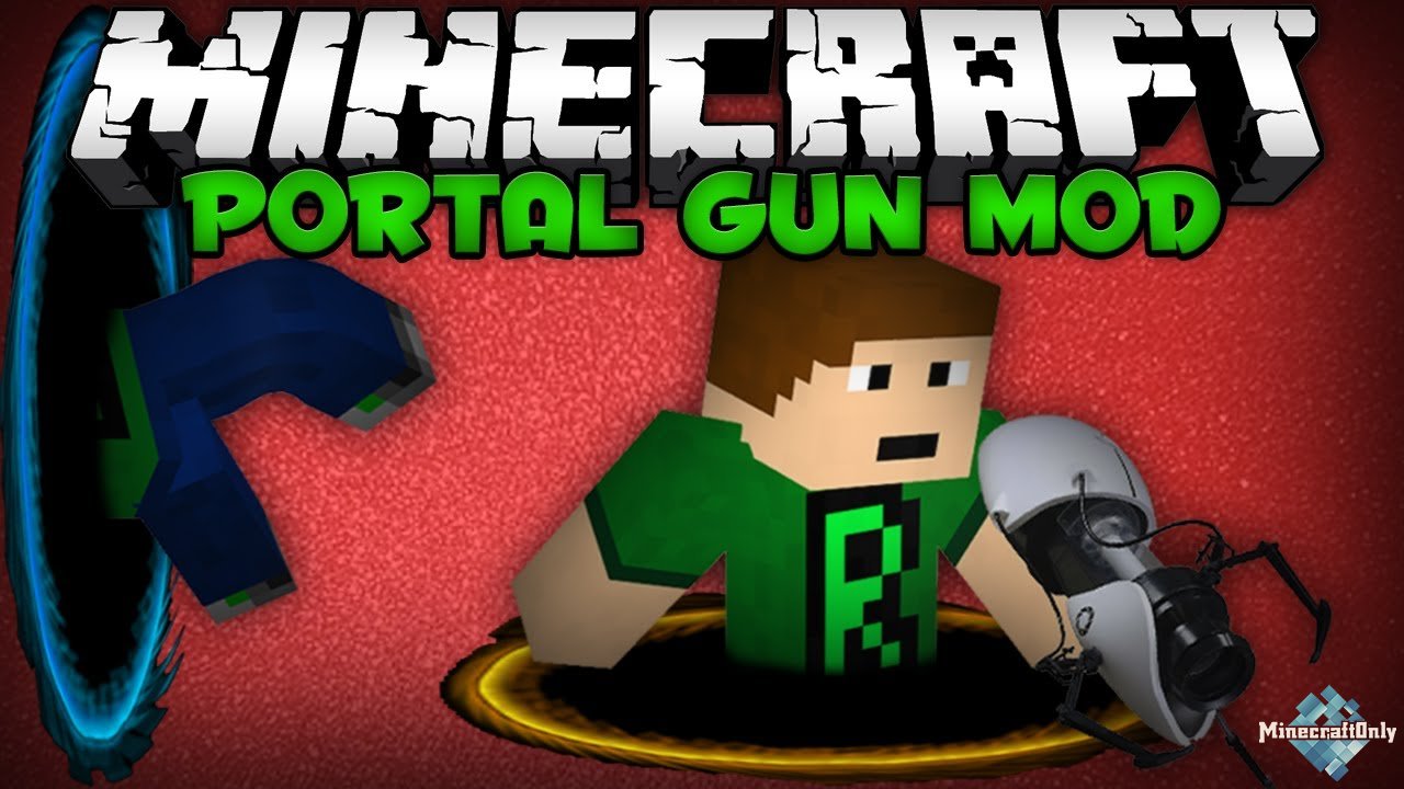 [1.7.10] [Mods] Portalgun Mod - Portal в Minecraft!