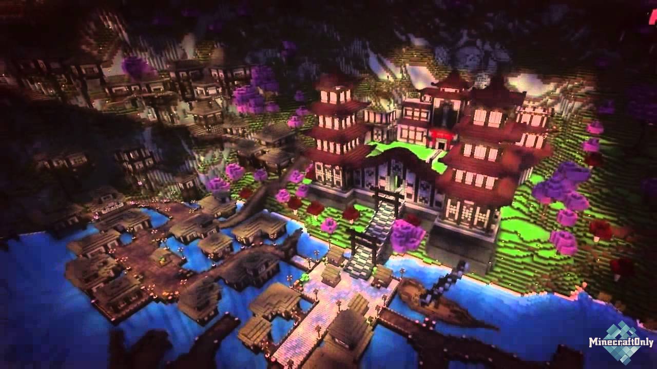 Minecraft Timelapse : The Land of Akane