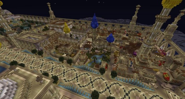 Minecraft Timelapse : Djamila, Eastern City