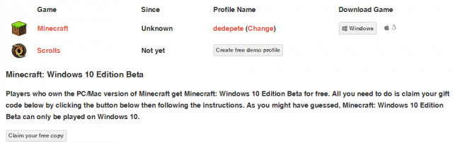 Получаем на халяву Minecraft: Windows 10 Edition Beta.