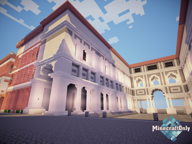 [1.7.10] Medieval City of Cremona - Красивый город Minecraft.