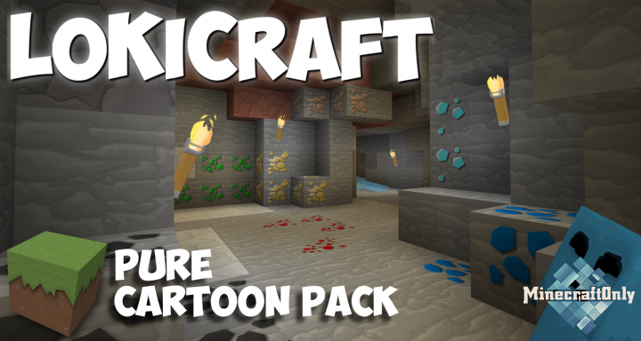 [1.11.X] [128x] LoKiCraft Pure Cartoon Pack