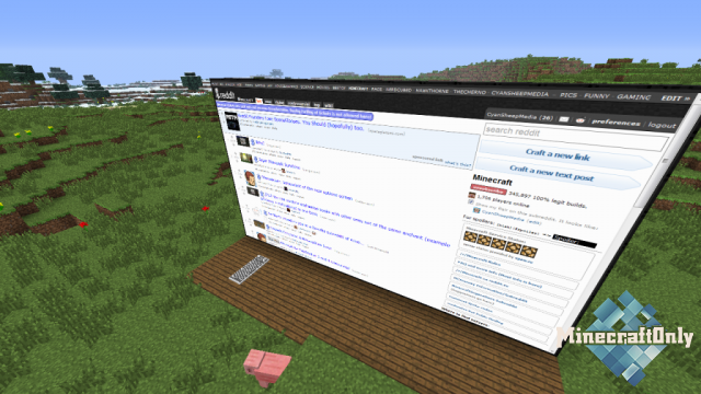 [1.7.10] [Mods] Web Displays — Реальный браузер в Minecraft!