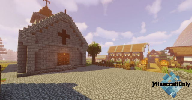 [1.12.2/1.12] Medieval Village with Castle Map