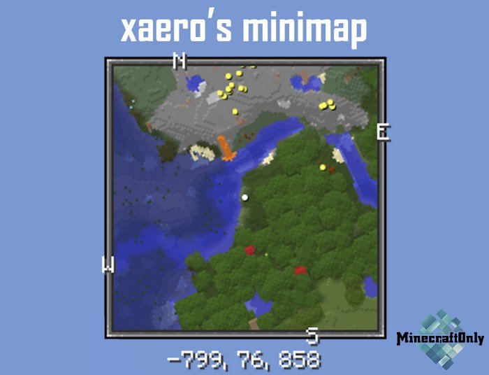 [MODS] [1.13.2] Xaeros's Minimap - Миникарта в майнкрафт!