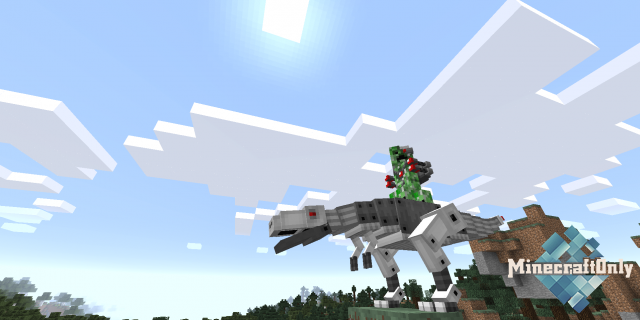 Laser Creeper Robot Dino Riders Mod 1.12.2/1.10.2