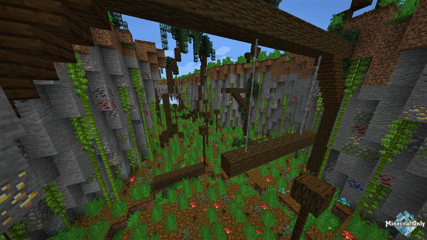 [Карта] Parkour Jungle Bow 2 [1.15]