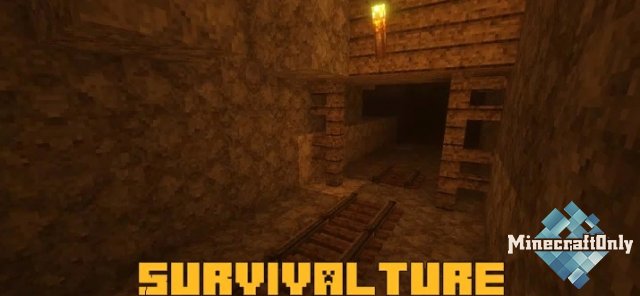 Survivalture - темный криповый ресурспак