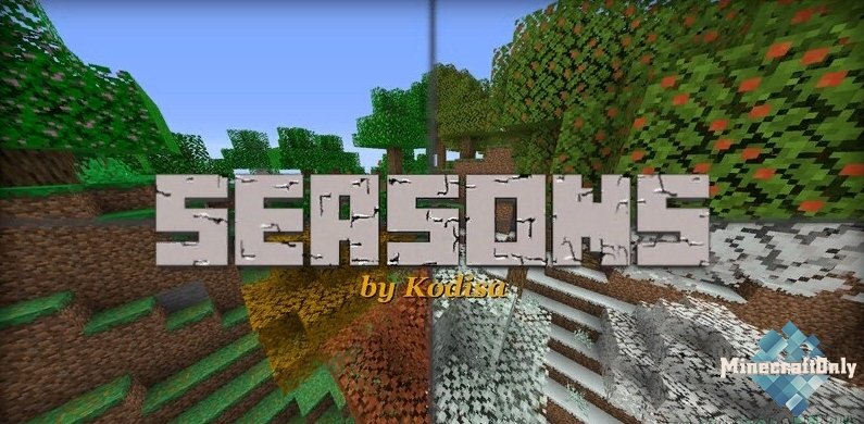 Seasons in Minecraft! - смена сезонов в майнкрафте