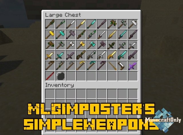 MLGImposter's SimpleWeapons - простое оружие ближнего боя