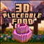 .3D Placeable Food avatar