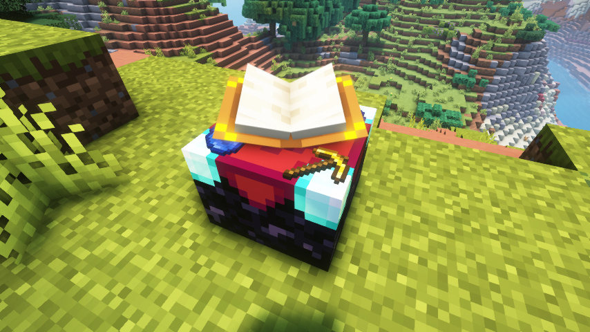 Плоская отрисовка содержимого стола зачарований Плоская отрисовка содержимого стола зачарований