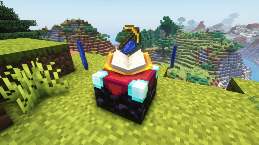 Плавающая отрисовка содержимого стола зачарований Плавающая отрисовка содержимого стола зачарований