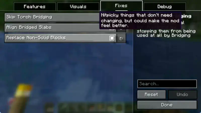 Прокрутка вкладок конфигурации Прокрутка вкладок конфигурации