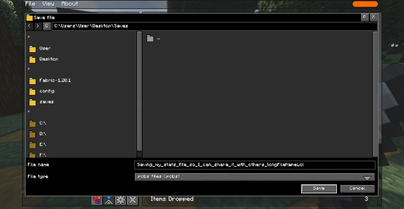 (v3.X) Сохранение файла статистики (v3.X) Сохранение файла статистики