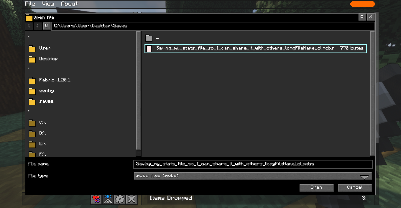 Открытие файла Открытие файла