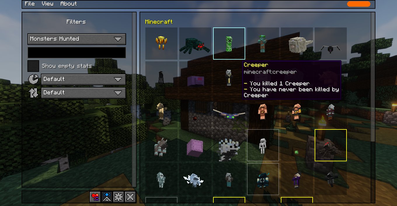 (v3.X) Вкладка убитых монстров (v3.X) Вкладка убитых монстров