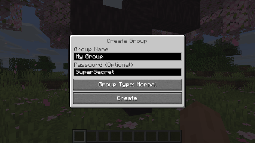 Создание группы Создание группы