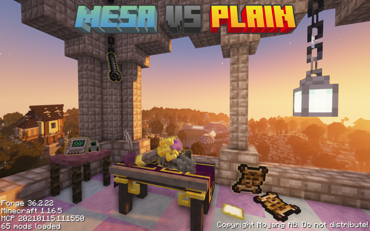 СКАЧАТЬ ПАКЕТ: https://www.curseforge.com/minecraft/modpacks/mesa-vs-plain-remastered СКАЧАТЬ ПАКЕТ: https://www.curseforge.com/minecraft/modpacks/mesa-vs-plain-remastered