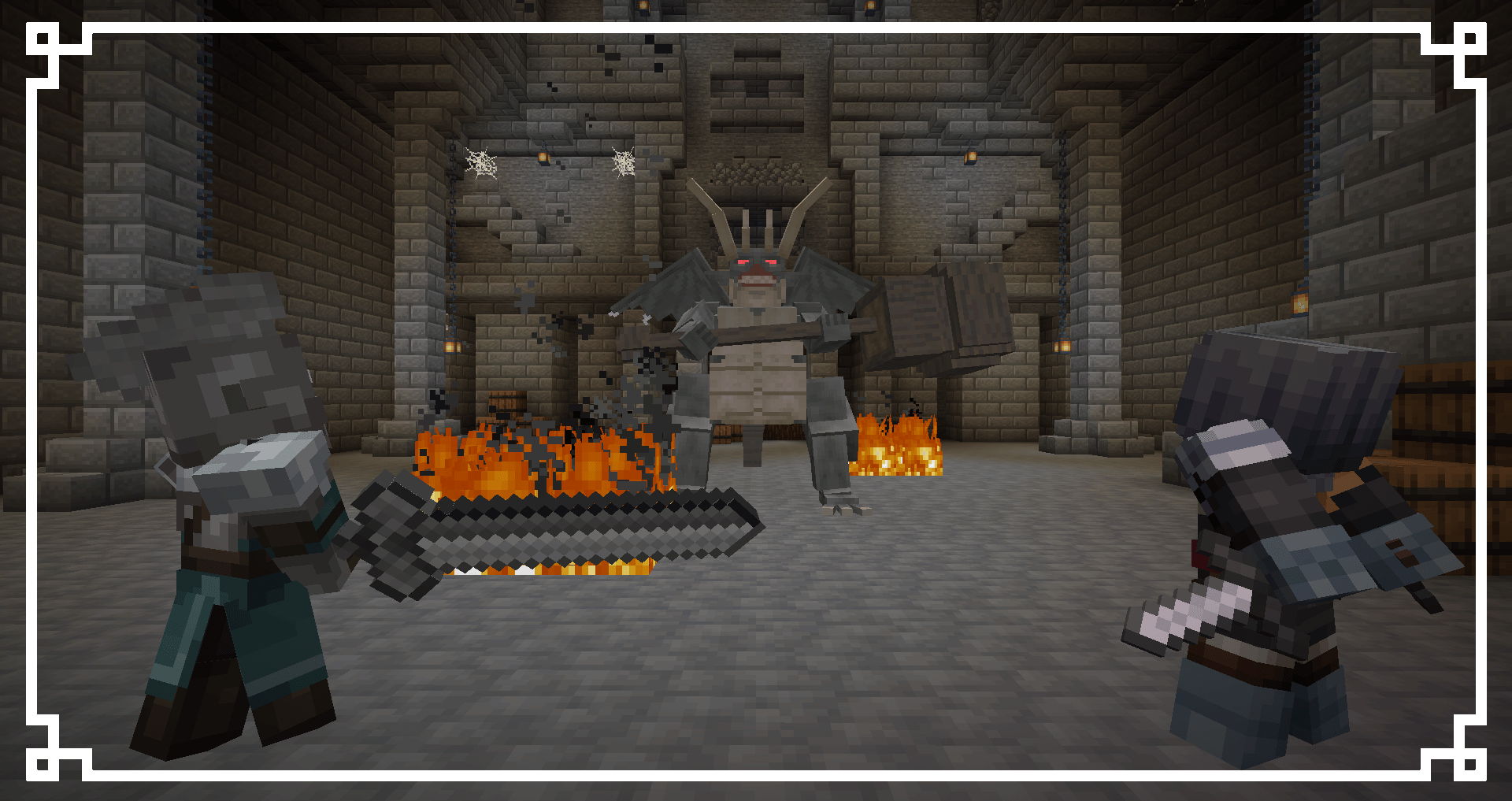 Бой с боссом Демоном приюта Бой с боссом Демоном приюта