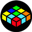 Colourful trees stone and water (dyeable color) avatar