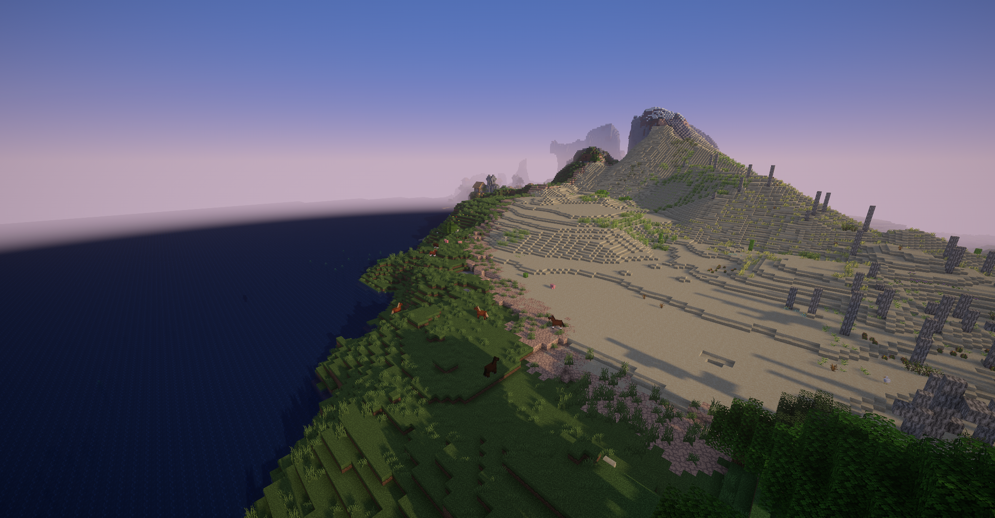 Пустыня на рассвете Пустыня на рассвете