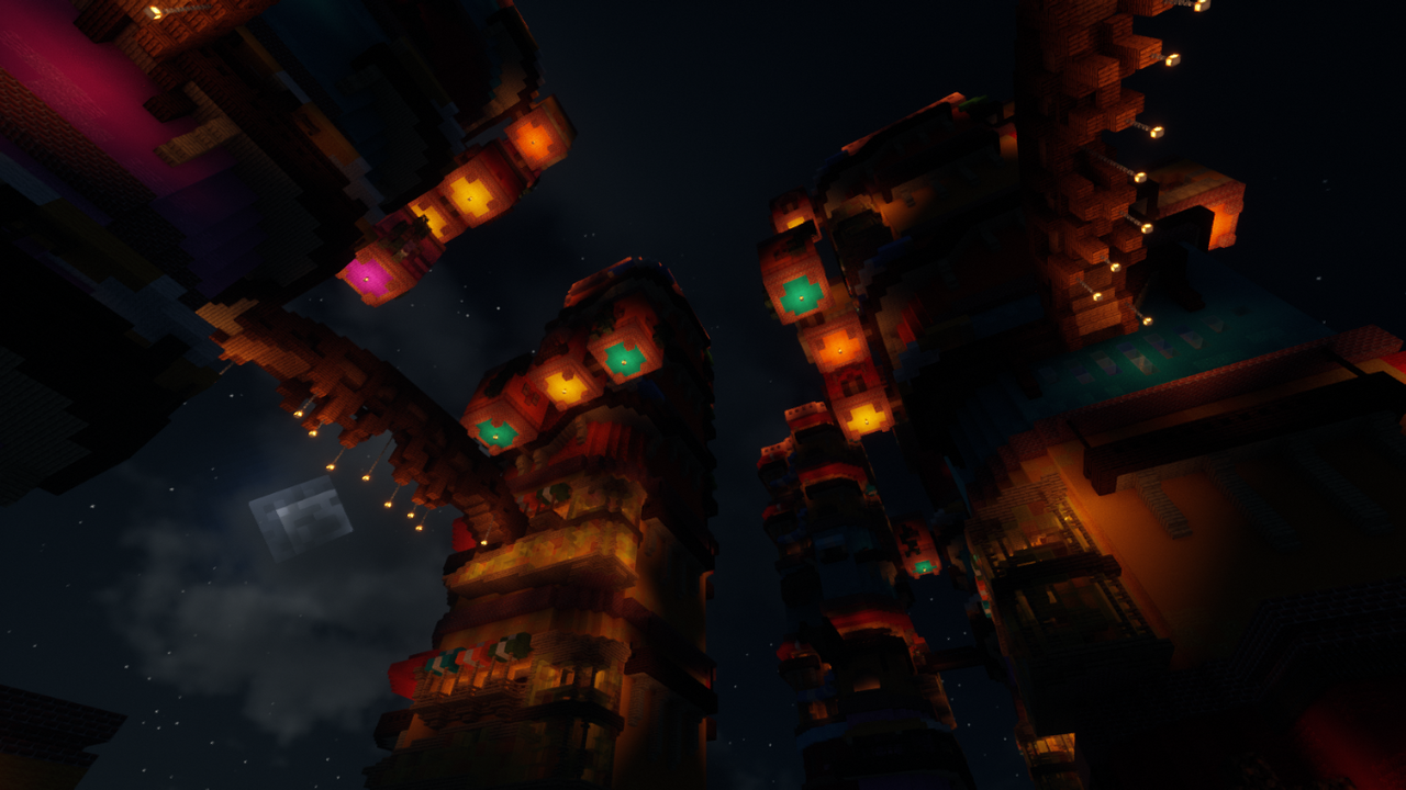 Огромное подземелье, которое генерируется на месах. Огромное подземелье, которое генерируется на месах.