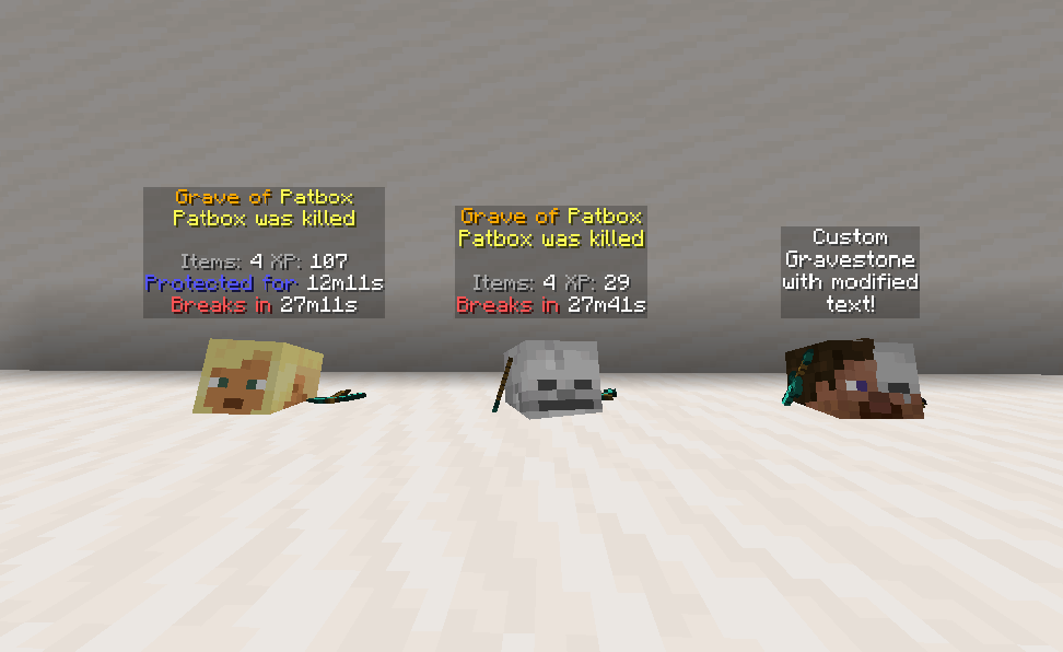 Внешний вид могилы по умолчанию Внешний вид могилы по умолчанию