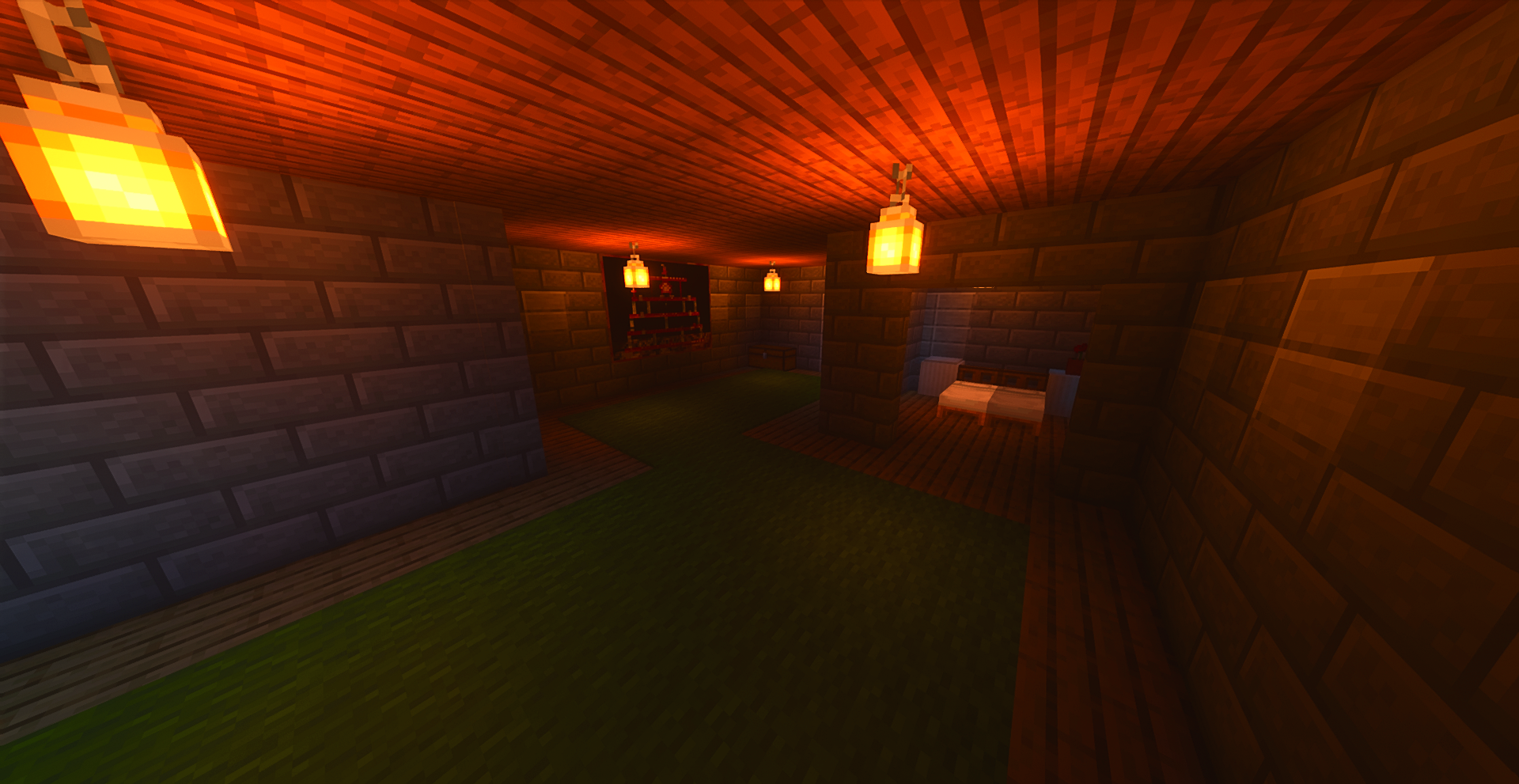 Интерьер дома на равнине Интерьер дома на равнине