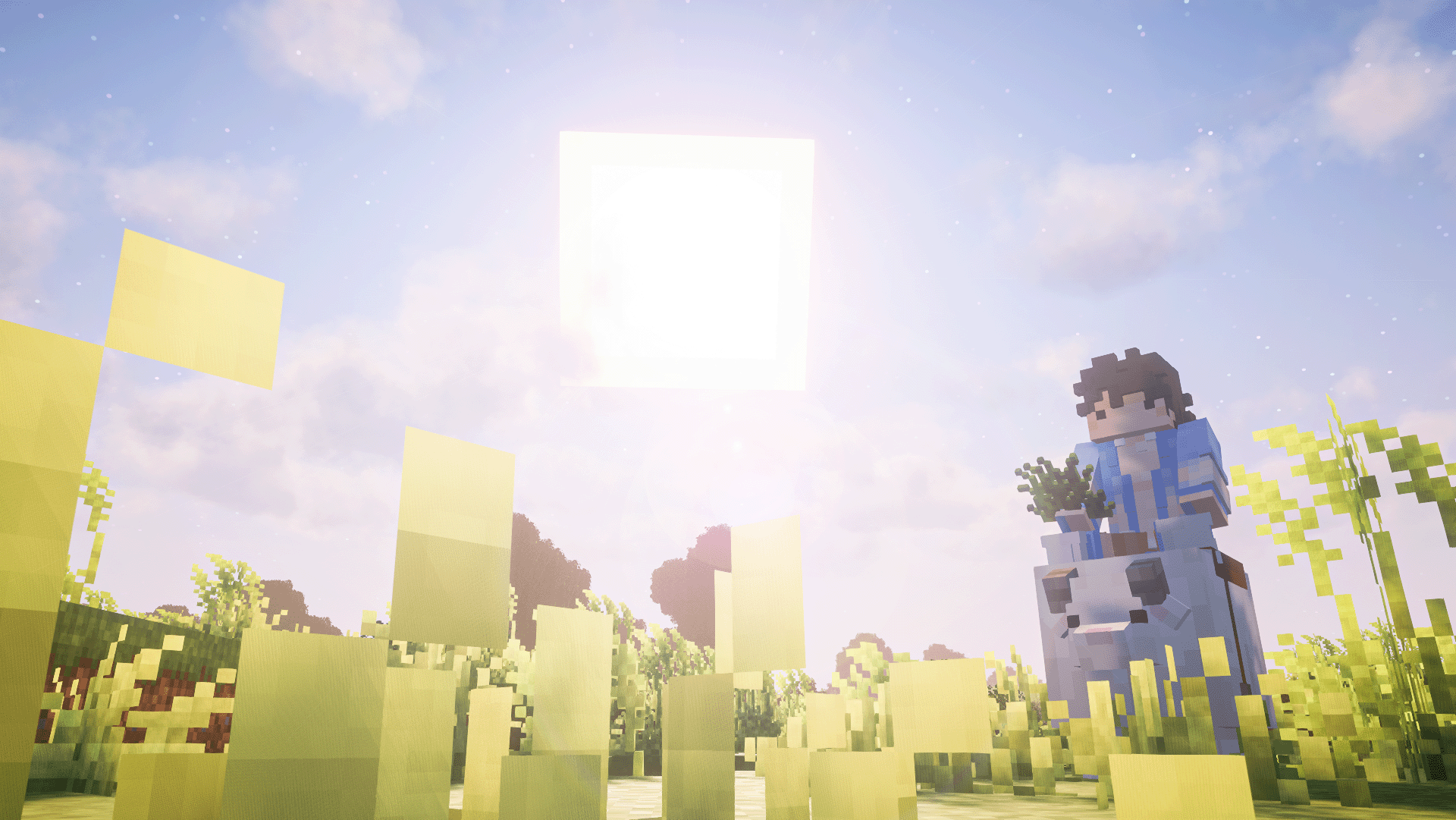 Теперь после приручения на Minisheep можно ездить, используя седло! Теперь после приручения на Minisheep можно ездить, используя седло!