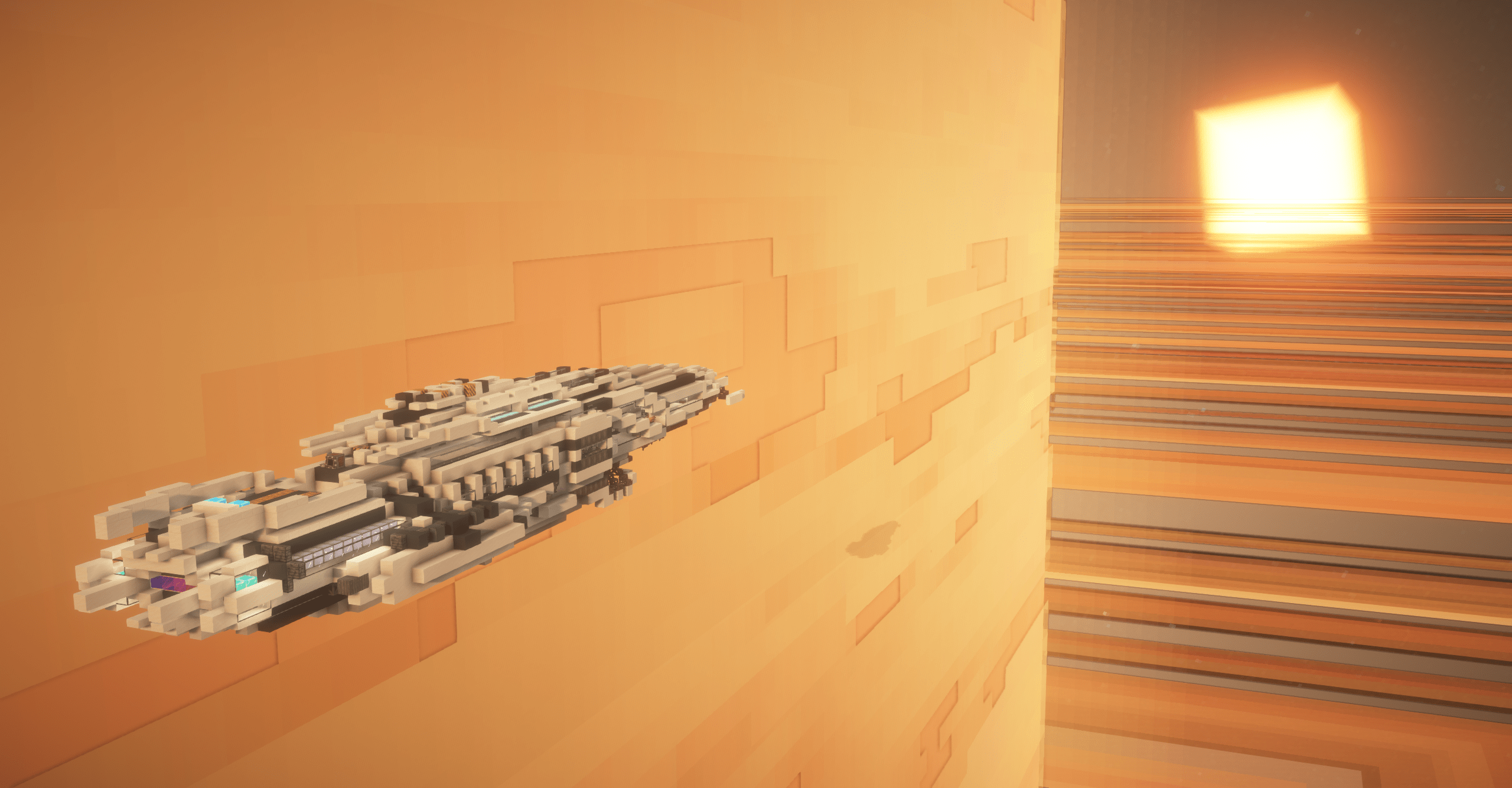 Космический корабль, плывущий рядом с планетой (jbp). Изображение и конструкция от Kodu16 (все заслуги принадлежат им) Космический корабль, плывущий рядом с планетой (jbp). Изображение и конструкция от Kodu16 (все заслуги принадлежат им)