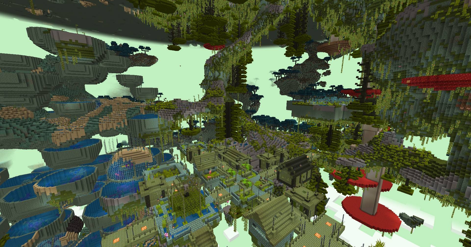 Необычная генерация в Ceilands! Три биома и три структуры в одном скриншоте! Необычная генерация в Ceilands! Три биома и три структуры в одном скриншоте!