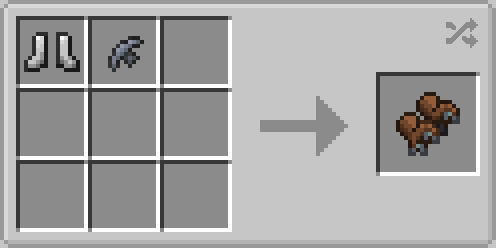 Изображение показывает, как скрафтить когти для лазания Изображение показывает, как скрафтить когти для лазания