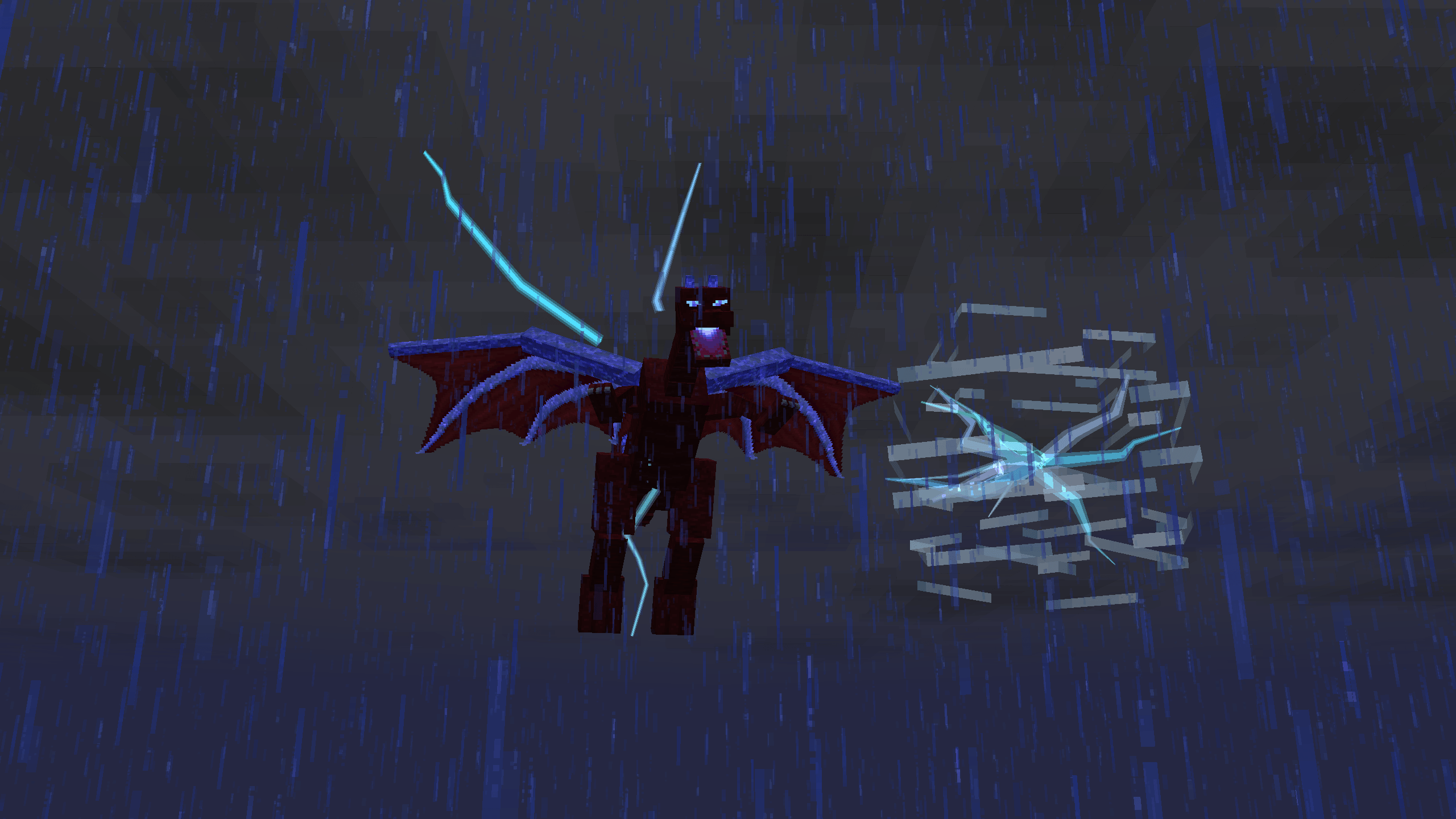 Крупный план боя с Красным драконом. Крупный план боя с Красным драконом.