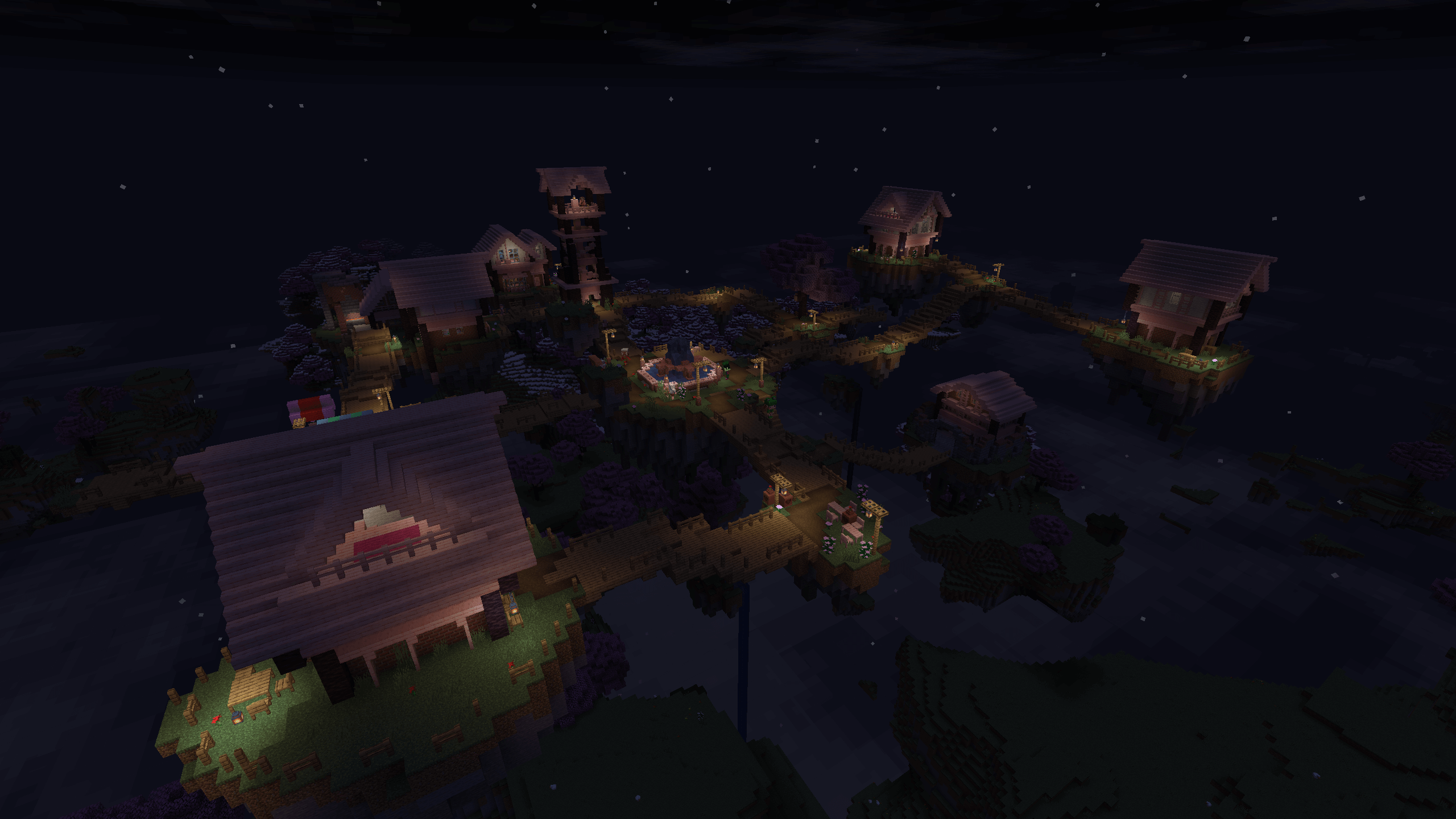 Деревня пигменов (ночное время) Деревня пигменов (ночное время)