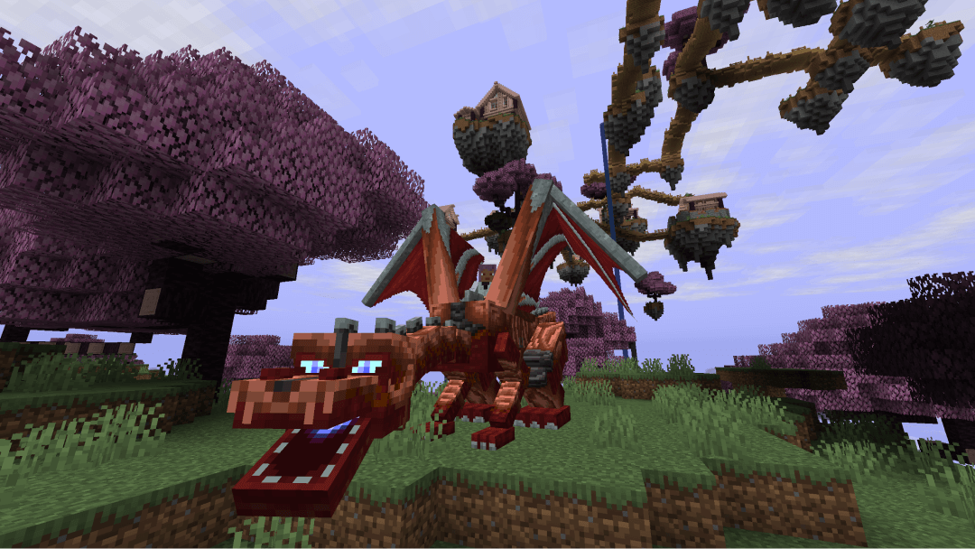 Красный дракон на земле Красный дракон на земле