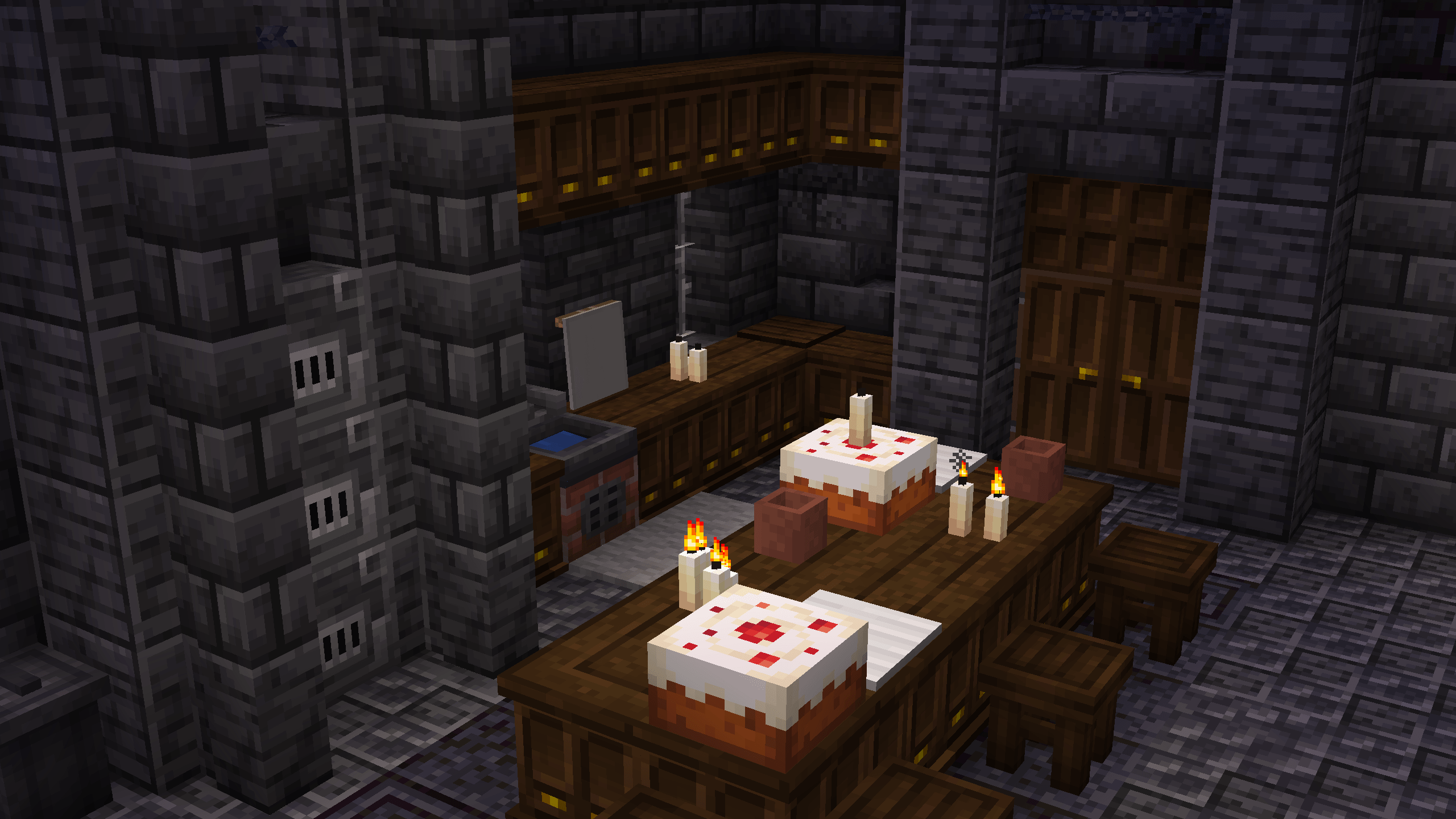 Темная и зловещая кухня, расположенная глубоко под землей. Темная и зловещая кухня, расположенная глубоко под землей.