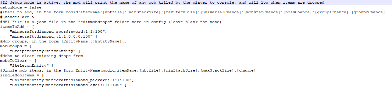 Пример конфигурации для 1.15+ Пример конфигурации для 1.15+
