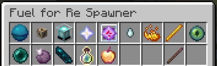 Магические предметы, топливо для Ре-Спавнера Магические предметы, топливо для Ре-Спавнера