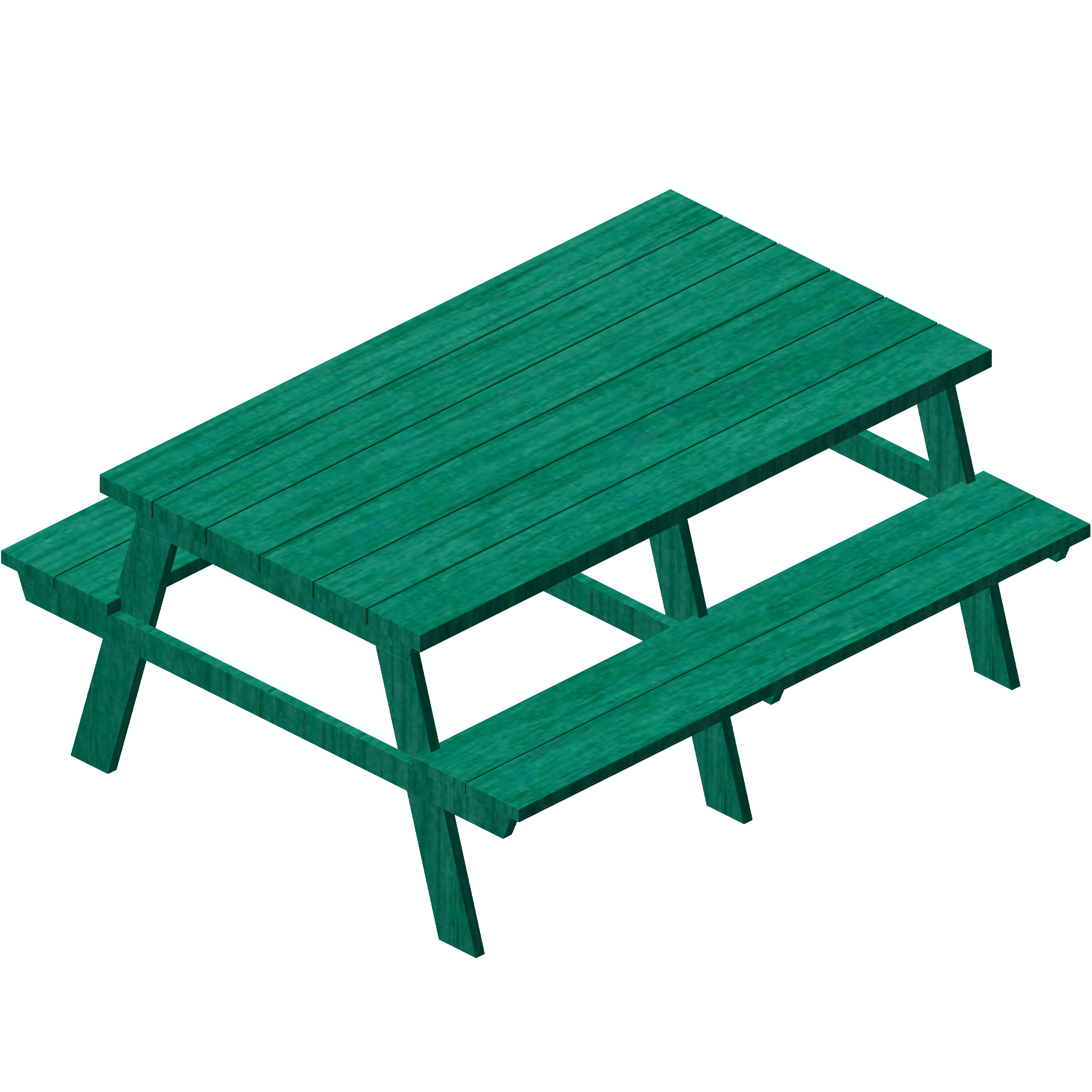 Пикниковая скамейка из искажённой древесины Пикниковая скамейка из искажённой древесины