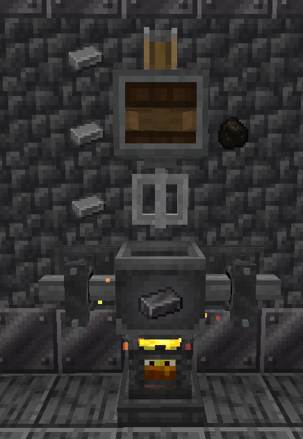 Схема рецепта стали! 3 части железа на 1 часть угля или древесного угля. Схема рецепта стали! 3 части железа на 1 часть угля или древесного угля.